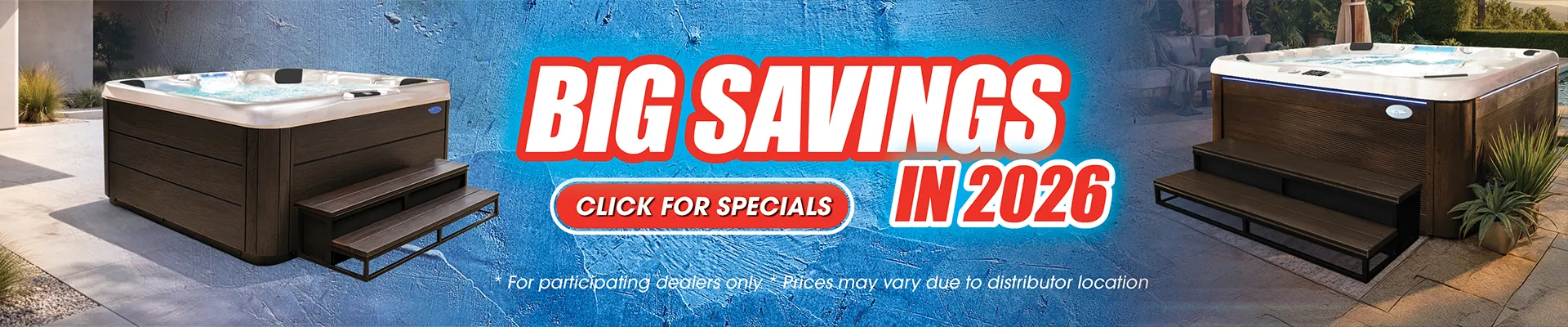 Calspas hot tub being used in a family setting - Edgewater