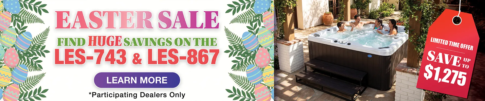 Calspas hot tub being used in a family setting - Edgewater