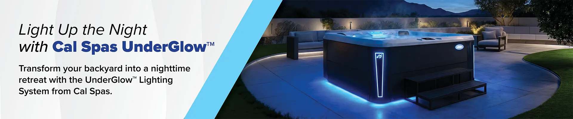 Calspas hot tub being used in a family setting - Edgewater